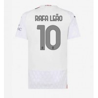 Dres AC Milan Rafael Leao #10 Preč pre Ženy 2023-24 Krátky Rukáv